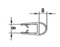 Logo Luisina - joint ballon pour paroi en verre 8 mm asps208s3