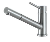 Logo Luisina - mitigeur de cuisine luisina, bec pivotant inox massif douchette extractible monojet rc303/do055