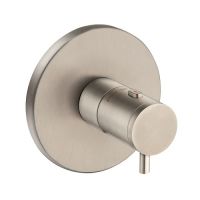 Logo Facade externe pix inox plaque ronde thermostatique ix - xx70028