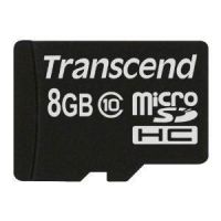 Logo Transcend premium carte memoire flash 8go class 10 133x microsdhc 1836794