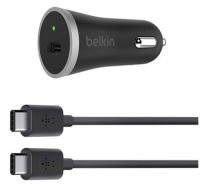 Logo 15w car char usb-c -usb-c f7u005bt04-blk