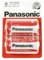 Logo 1,5v pile zinc-carbone mono type d, blister de 2 m303183