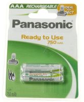 Logo Lr03 1,2v-750mah accu ni-mh aaa ready to use,  blister de 2 m303750