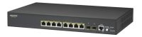 Logo Switch l2 8 ports giga poe+  et 2 gbe sfp metal / 0 a 45 c / budget 125w nsh-3410p