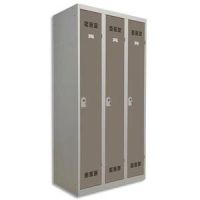 Logo Pierre henry vestiaire mtal industrie propre 3 casiers largeur 90 cm gris perle basalte 132962