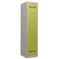 Logo Pierre henry vestiaire mtal industrie sale 1 casier largeur 40 cm gris perle anis 132987