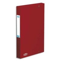Logo Elba bo�te de classement boston, a4, dos: 35 mm, rouge 61015152