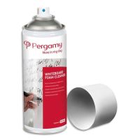 Logo Pergamy spray mousse nettoyante pour tableaux blancs. contenance 400 ml 901035