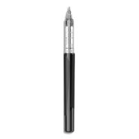 Logo Pergamy stylo roller encre liquide, pointe aiguille noire 901122