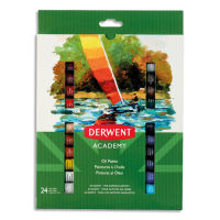 Logo Derwent academy set de 24 tubes 12ml de peinture  l'huile assortie 392696