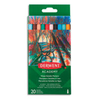 Logo Derwent academy bote de 20 feutres de coloriage pointe fine, couleurs assorties 392714