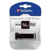 Logo Verbatim cl usb 3.0 store 'n' go executive mtal avec encryption donnes aes128bits 16go 44067+rede 139001