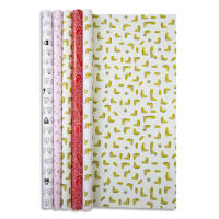 Logo Clairefontaine rouleau papier cadeau happy excellia 80g. dimensions 5x0,70m. coloris assortis 5 moti 392643
