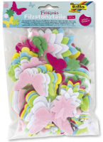 Logo Folia pices prdcoupes en feutre 'printemps', 112 pices 57906078