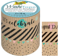 Logo Folia ruban adh�sif d�co washitape papier kraft i, kit de 4 57906416