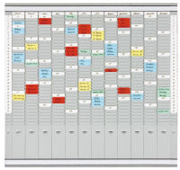 Logo Franken tableau planning � fiches t, (l)819 x (h)780 mm 70011087