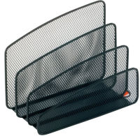 Logo Alba trieur  courrier mesh, en fil d'acier, noir 74800032
