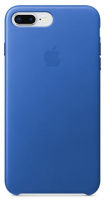 Logo Apple iphone 8 plus / 7 plus leather case electric blue m202239