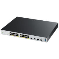 Logo 24 ports gbps - 4 ports 10 gbps sfp + poe budget 375 watt -  zy-nsw20028p