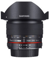 Logo Samyang, produit r�f�rence : sam 8 nikonae