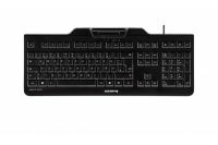 Logo Cherry clavier (+cart puces) kc-1000 sc usb noir azerty (be) 925976