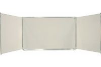 Logo Tableau mail triptyque classic 120x200 cm blanc projection + volets feutre ag+ 338413