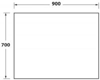 Logo Luisina - fonds de hotte luisiglass - fond de hotte luisiglass premium 900 x 700 mm miroir zcfhv97215