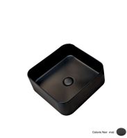 Logo Ciotola lavabo cramique carr ciotola - ci40713 noir  mat