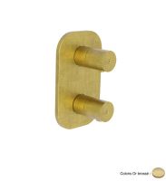 Logo Fa�ade thermostatique encastr�e 2 sorties east side east side - es75296p or bross�