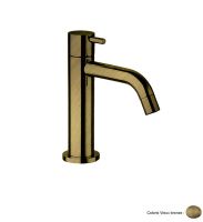 Logo Robinet lave-mains eau froide triverde - tv24092 vieux bronze