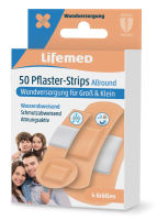 Logo Lifemed pansements 'allround', pack de 50, couleur chair 6499007