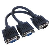 Logo Adaptateur doubleur vga m�le / 2 vga femelle 12012c