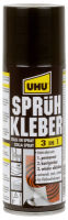 Logo Uhu colle a�rosol 3 en 1, red�collable, spray de 200 ml 5650717