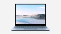 Logo Ms surface laptop go intel core i5-1035g1 12.4p 8go 128go w10p comm sc french france hdwr commercial ice blue 4040473