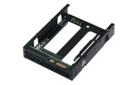 Logo Qnap 3.5p sata to dual 2.5p sata drive adapter up to 9.5mm 2.5p drive height support hw raid 0/1 jbod individual disk modes 3433