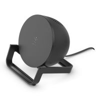 Logo Belkin support de charge sans fil 10w avec haut-parleur�bluetooth charger vos t�l�phones en �coutant de la musique. blanc 384446