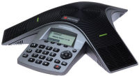 Logo Soundstation duo dual-mode conference phone including power supply, power cord with cee 7/7 plug, po 2200-19000-122