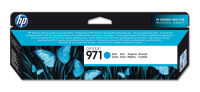Logo Hp 971 original cartouche d encre cyan capacit standard 2.500 pages pack de 1 1917949