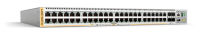 Logo Allied 48-port 10/100/1000t poe+ stackable switch 4 sfp+ ports 2 fixed power supplies 4052248