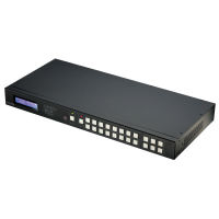 Logo Lindy 8x8 hdmi 4k matrix switch 3d 4k60 4:2:0 hdcp 1.4 switching via ir buttons rs232 and ip 2661589