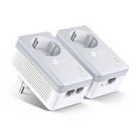 Logo Tp-link av600 passthrough powerline kit qualcomm 600mbps powerline homeplug av new plc utility twin pack 3431814