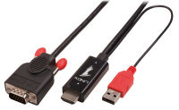 Logo Lindy hdmi to hdmi adapter cable 3m. hdmi male to vga male 2891265
