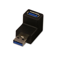 Logo Lindy usb 3.0 adapter type a 90 up type a male / female 2898117