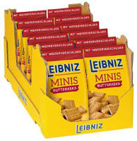 Logo Leibniz biscuits au beurre minis, sachet 150 g, pr�sentoir 9501047