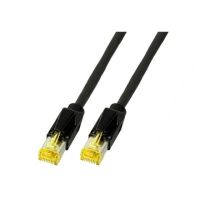 Logo Rj45 patch cable s/ftp, cat.6a, tm31, d�?twyler 7702, 2m, black k8580sw.2