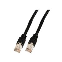 Logo Rj45 patch cable s/utp, cat.5e, tm11, d�?twyler cu 5502 pvc, 0.25m, black k8705.0,25