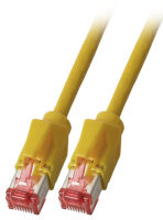 Logo Rj45 patch cable s/ftp, cat.6a, tm21, d�?twyler 7702, 7,5m, yellow k8708ge.7,5