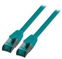 Logo C�ble patch rj45 s/ftp, cat.6a, lszh, 2m, vert mk6001.2gr