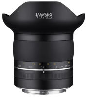 Logo Samyang, produit r�f�rence : samxp 10 f 35 canon