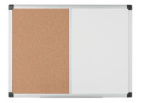 Logo Bi-office tableau mixte, tableau blanc / lige, 900x600 mm 70030101